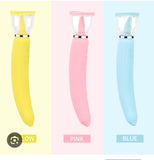 Banana Nipple Sucking Sex Toy by Vibrating Dildo offers multiple pleasures. 12 fonctions Enjoy real touch sensation, rose, bleu, jaune vibrator, and 100% waterproof design.