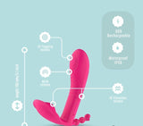 Gode télescopique 9 fréquences - Trois moteurs - Point G - Plug anal - Jouet sexuel pour femme - Masturbateur